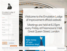 Tablet Screenshot of emulationloi.org